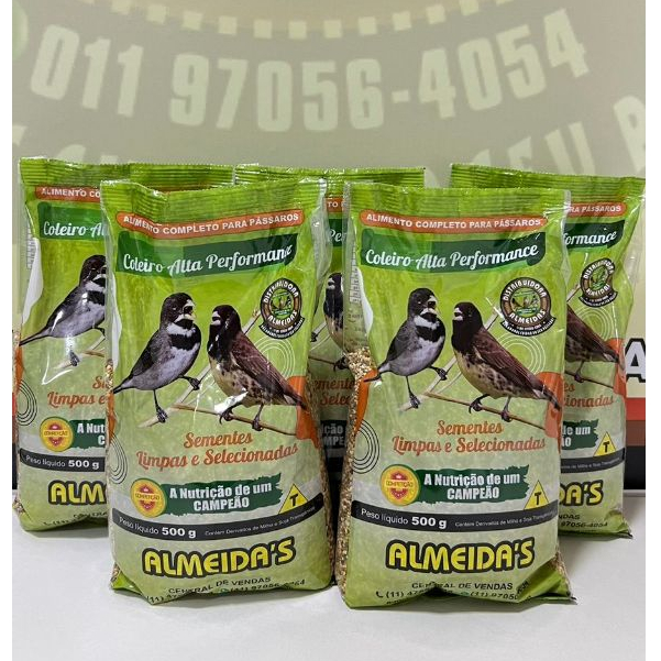 Kit - 5 COLEIRO ALTA PERFORMANCE - 500G cada