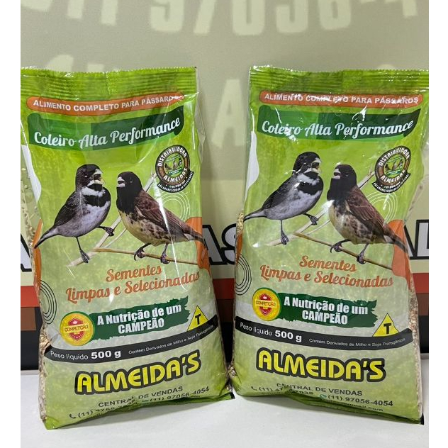 Kit 2 COLEIRO ALTA PERFORMANCE, 500G cada