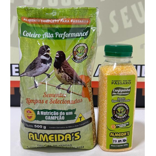 Kit - 1 Coleiro Alta Performance 500g + 1 Canjiquinha 220g em Oferta na Shopee