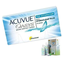 Lente De Contato Acuvue Oasys Tórica Astigmatismo + Renu Bio True