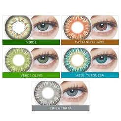 Lente de Contato Biosoft Colorida - SEM grau Bimensal