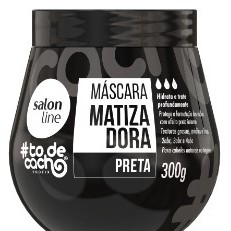 Máscara Matizadora Salon Line #Todecacho Preta 300g