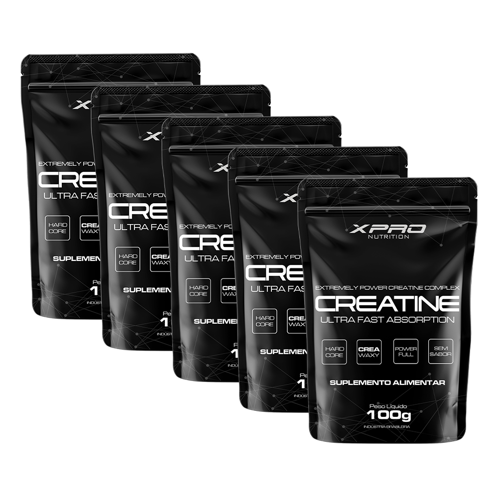 Kit 5x Creatina 100g - XPro Nutrition em Oferta na Shopee