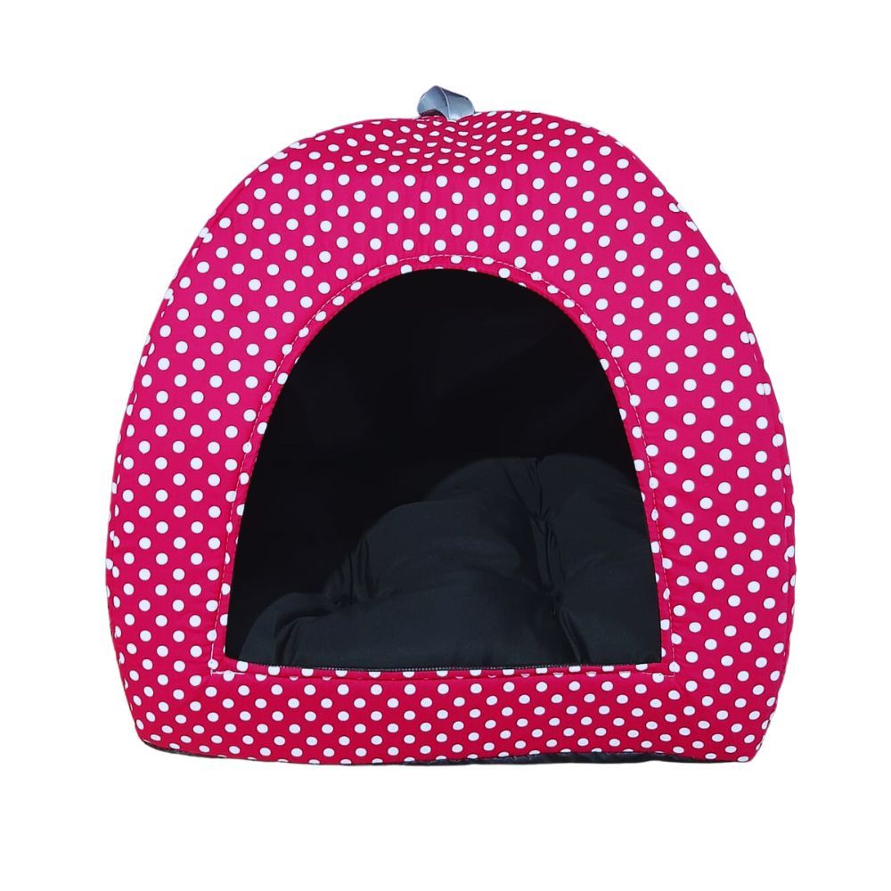 Toca Cama Pet 2 Em 1 Almofada Caminha Iglu Cães Gatos G