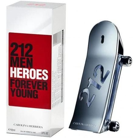 Perfume Importado Masculino 212 Heroes Branco Carolina Herrera 50 ml Perfume Masculino EDT