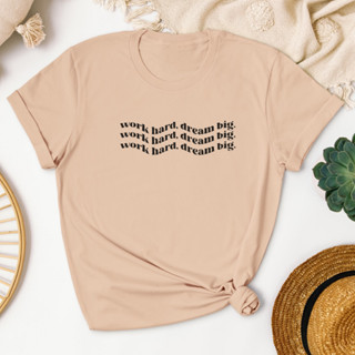 Camiseta Feminina Baby Look Work Algodão
