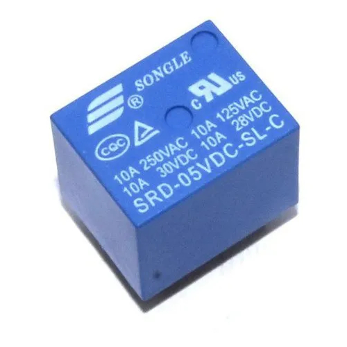 Relé 5V Songle SRD-5VDC-SL-C