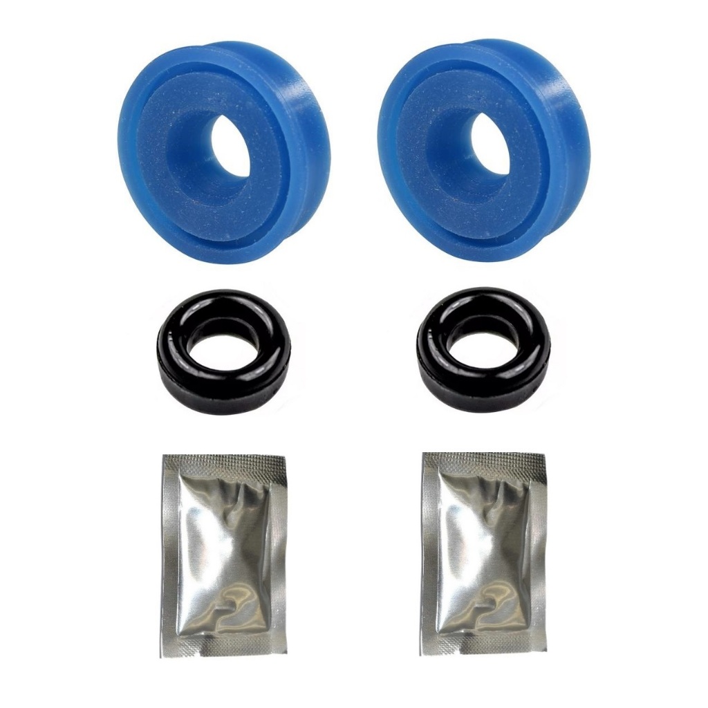 2 Kits Com Buchas De Pu + Aneis + Graxa P/ Cbc Nitro X E Six- Nitro Soft Action- Pronta Entrega