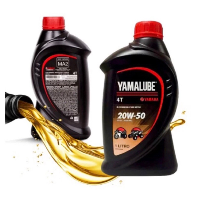 Oleo de moto yamalube Yamaha 20w50 - 1 litro