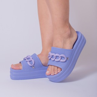 Chinelo Feminino Plataforma Anabela Salto Muito Leve 100% em EVA