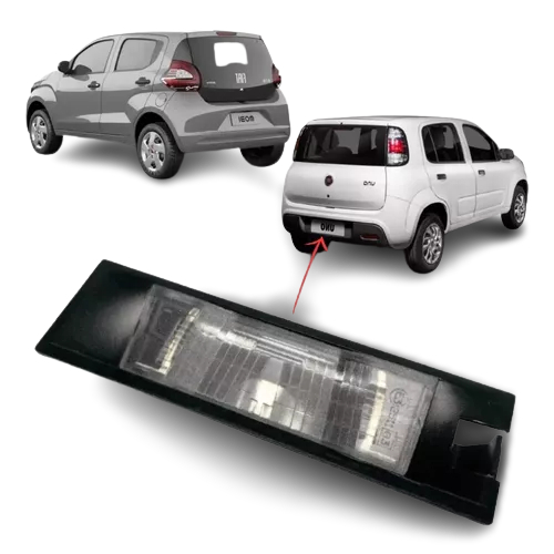 Lanterna Luz De Placa Fiat Mobi Novo Uno Palio 2008 A 2020 em Oferta na Shopee
