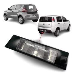 Lanterna Luz De Placa Fiat Mobi Novo Uno Palio 2008 A 2020