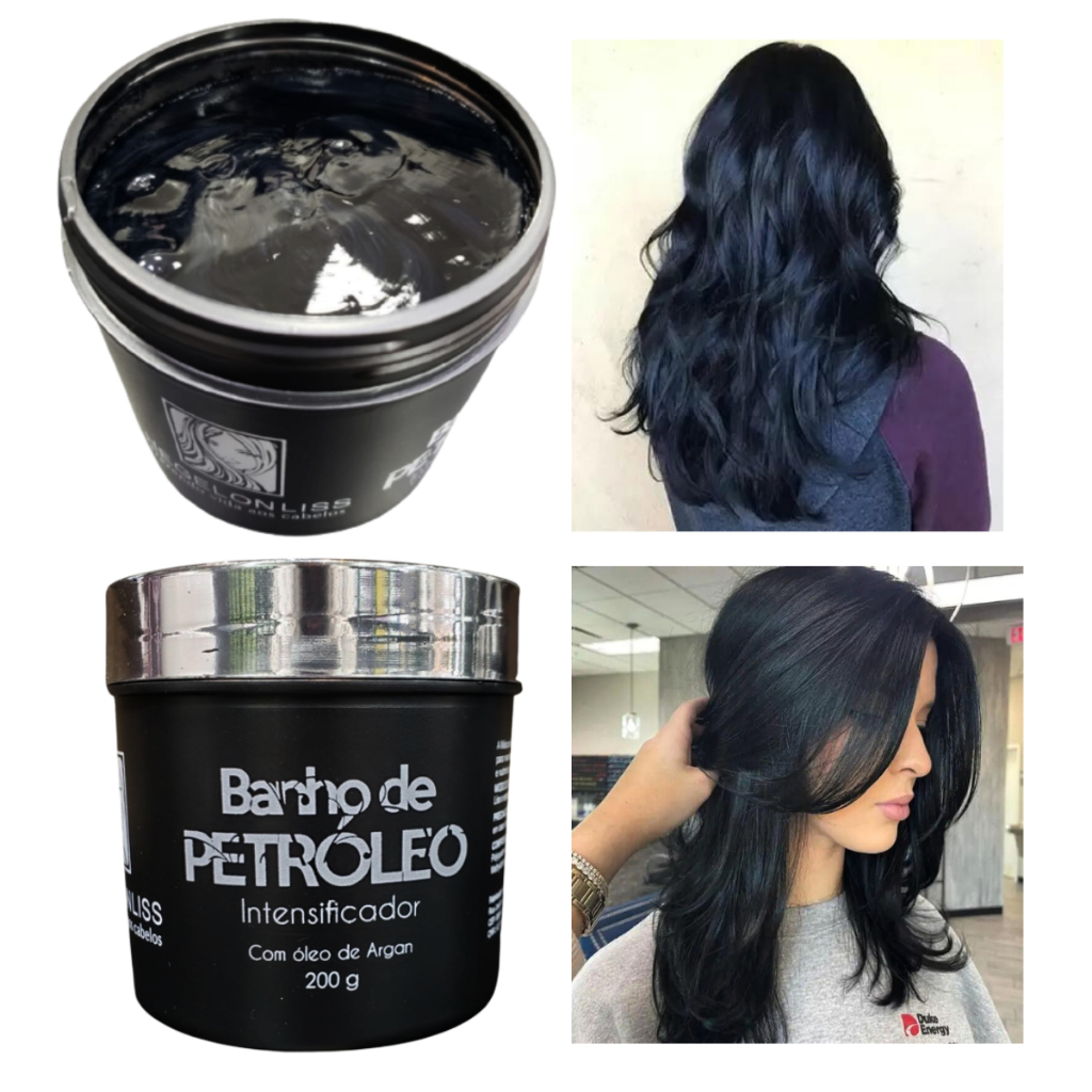 Máscara Tonalizante Pigmentante Banho de Petróleo 200g Envio Imediato