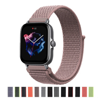 Pulseira Mega Premium Velcro Nylon 20 mm/22 mm Para Galaxy Watch3 Active2 GTS3 GTR42/47mmGTR3/PRO GTS 2MINI AZAZFIT BIP Compatível com relógios do mesmo tamanho