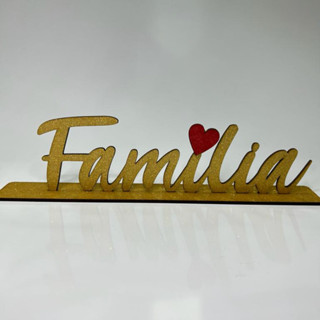 Placa Decorativa Familia Mdf