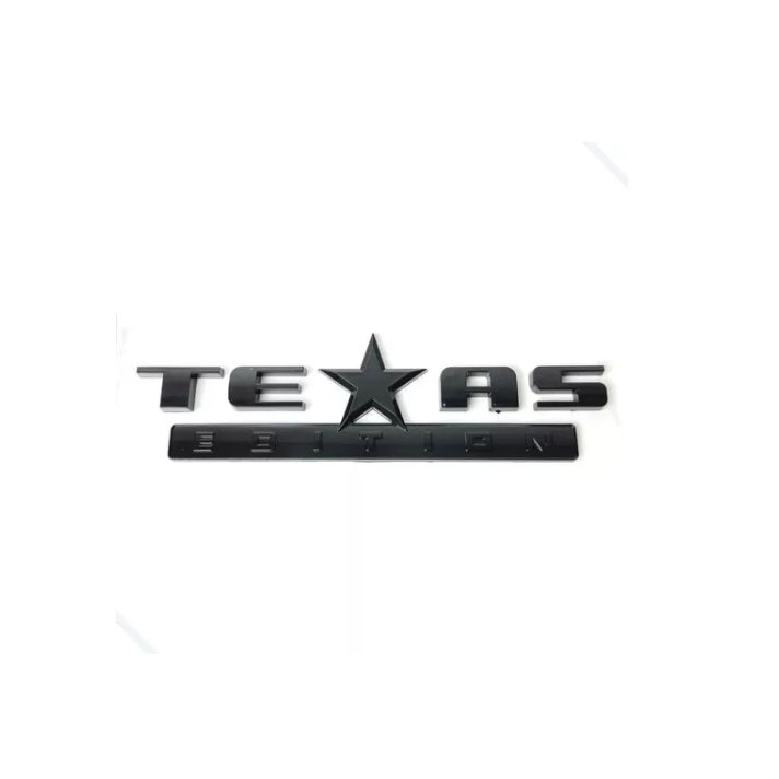 Adesivo Emblema Texas Edition Preto F250 Dodge Strada Uno