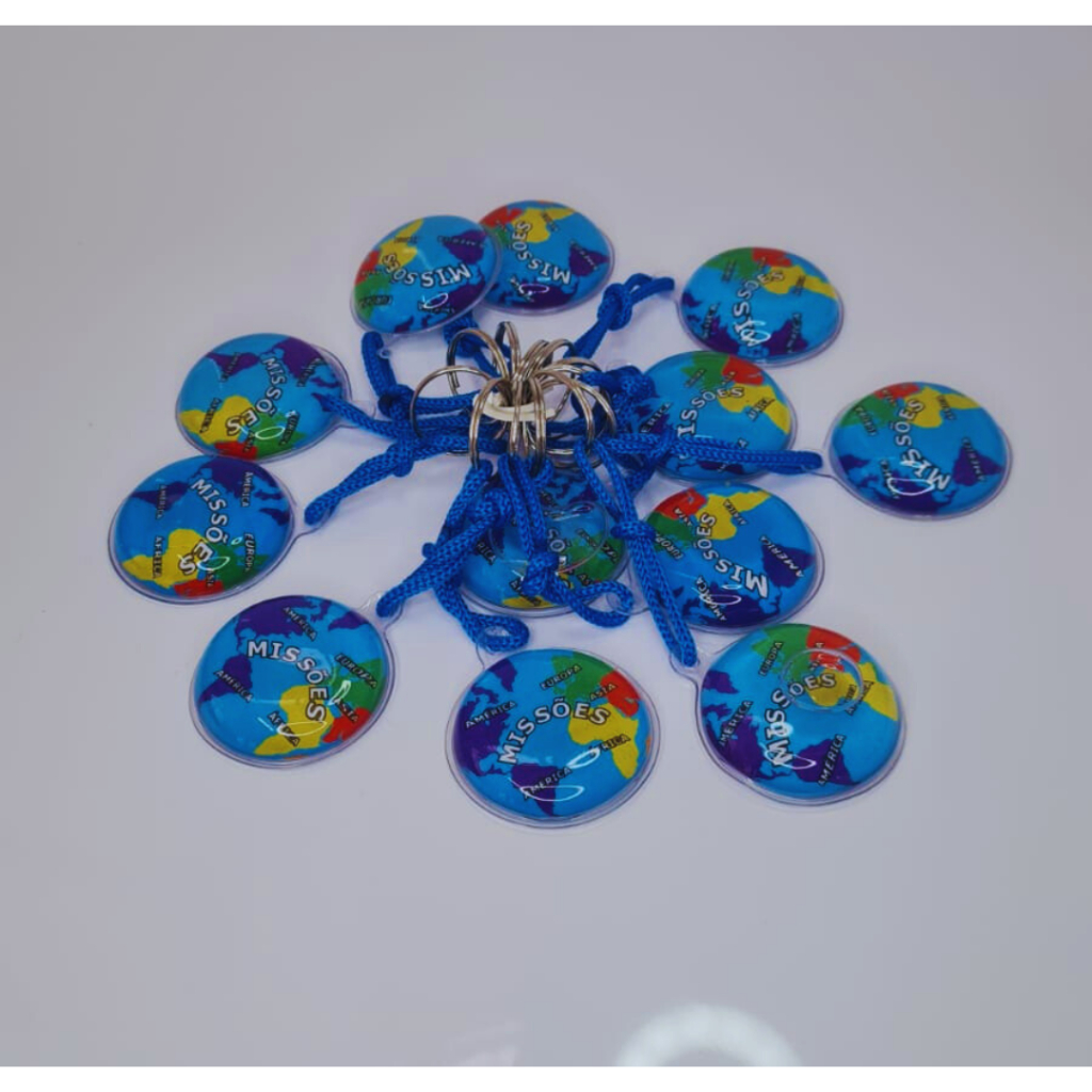 Chaveiro Missões. kit com 60 pçs. em Oferta na Shopee