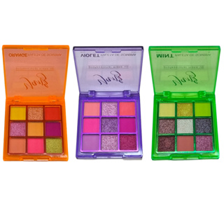 Paleta De Sombra 9 Cores Violet Yanz Kit C/3 Unid em Oferta na Shopee