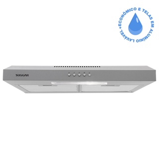 Depurador E Exaustor De Ar Suggar Slim 60cm 3 Velocidades Prata em Oferta na Shopee