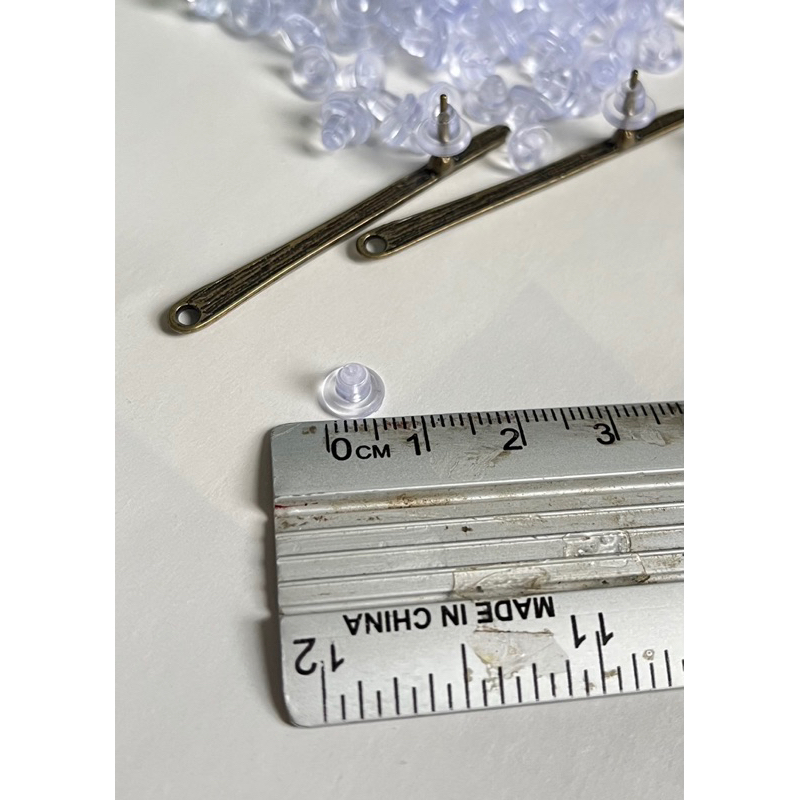 Tarracha Sutiã De Orelha De Silicone Para Brincos - 100pçs Tarraxa de Sustentação — imagem 2 de 2
