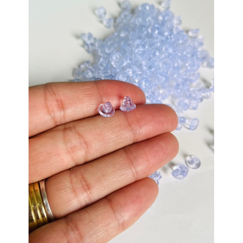 Tarracha Sutiã De Orelha De Silicone Para Brincos - 100pçs Tarraxa de Sustentação