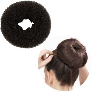 Esponja Rosquinha Para Coque Donut Hair Preto em Oferta na Shopee