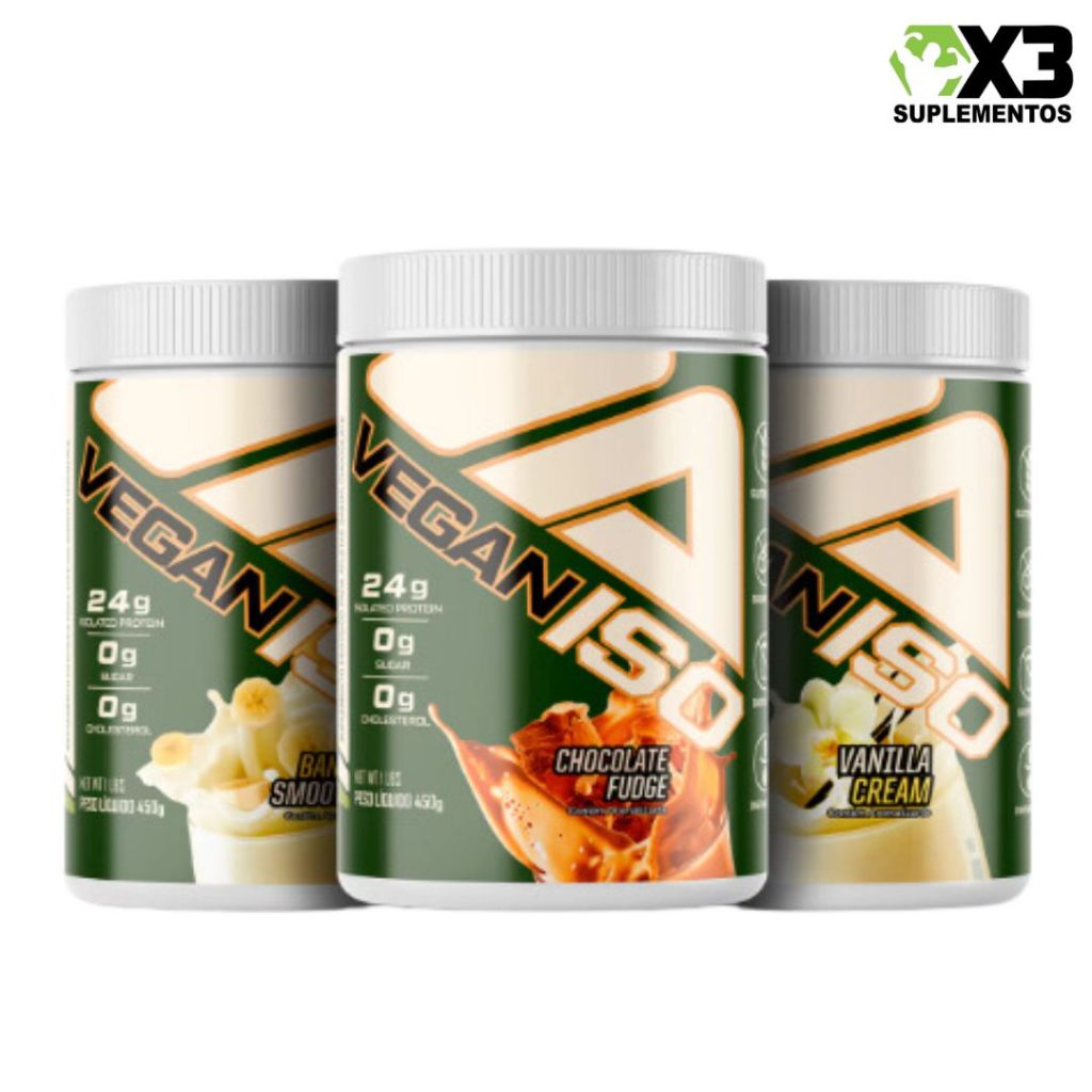 Vegan Protein Iso 450gr Whey Vegano Proteína Vegetal - Adptogen Science