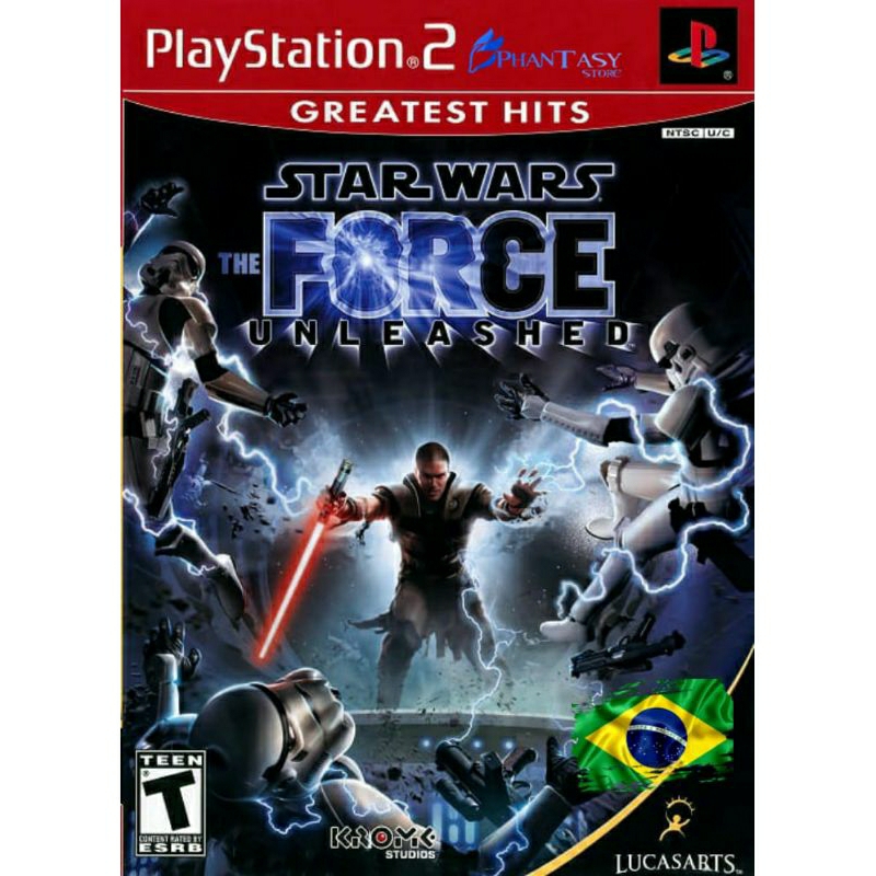 Star Wars The Force Unleashed legendado em português para PlayStation 2 PS2 desbloqueado