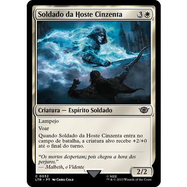 Soldado da Hoste Cinzenta - Magic The Gathering