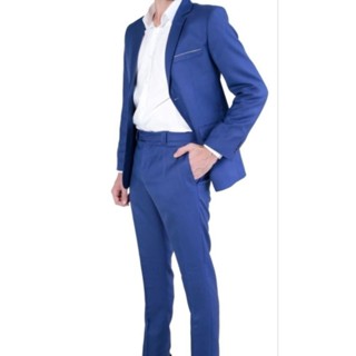 Terno Masculino Azul ( Paletó + Calça Social )