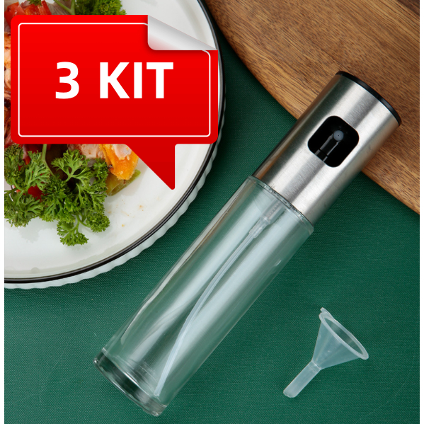 3 Peças Borrifador Azeite Pulverizador Premium Culinário Adequado Para Cozinhas 100ml Prom...