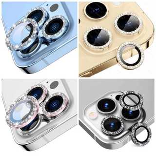 KIT Pelicula Diamante lente  da câmera anel protetor de vidro para iphone 11/ 12 /13/ Pro…