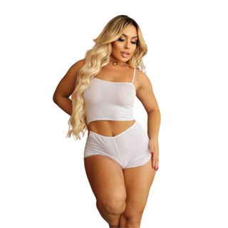 Ísis Moda Íntima Short Doll Liganete Vírginia Barriguinha