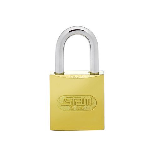 Cadeado Latão Com Chave 25mm Stam em Oferta na Shopee