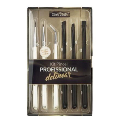 Kit Pincel Profissional Para Delinear - Macrilan Wb700