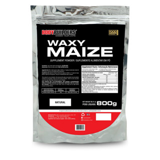 Hipercalorico Waxy Maize 800g Natural 100% Suplemento Pós Treino Puro Para Recuperação Muscular Rápida Bodybuilders