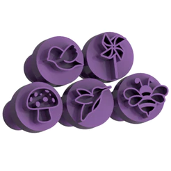 Carimbo para Brigadeiro e Doces - Jadim 1 - Kit com 5 unidades