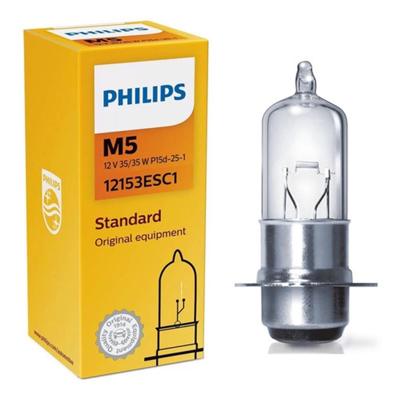 Lâmpada Farol M5 Phillips Biz 100/125 Bros 125/150 Neo em Oferta na Shopee