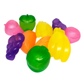 Kit 10 Cubos Para Fazer Gelo Diversas Artificial Frutas