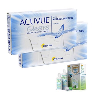 Lente De Contato Acuvue Oasys 02 Caixas + Renu Bio True