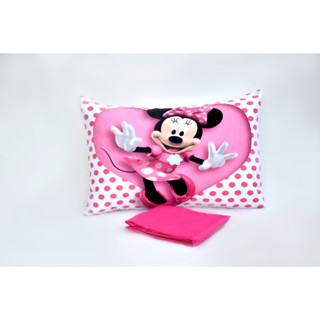 Jogo de Lençol 2 Peças Solteiro Minnie rosa Infantil