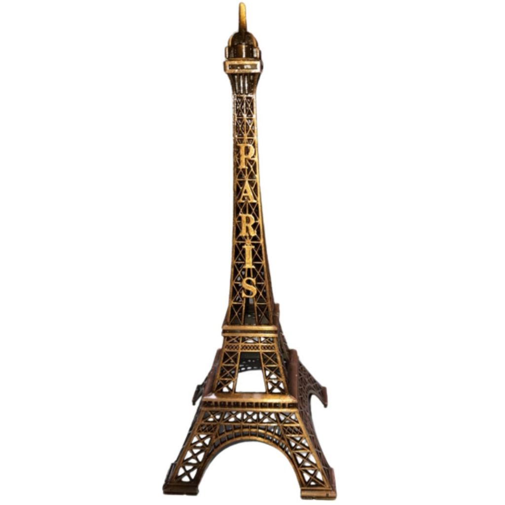 Torre Eiffel Paris Miniatura Decoração Enfeite de Mesa Metal