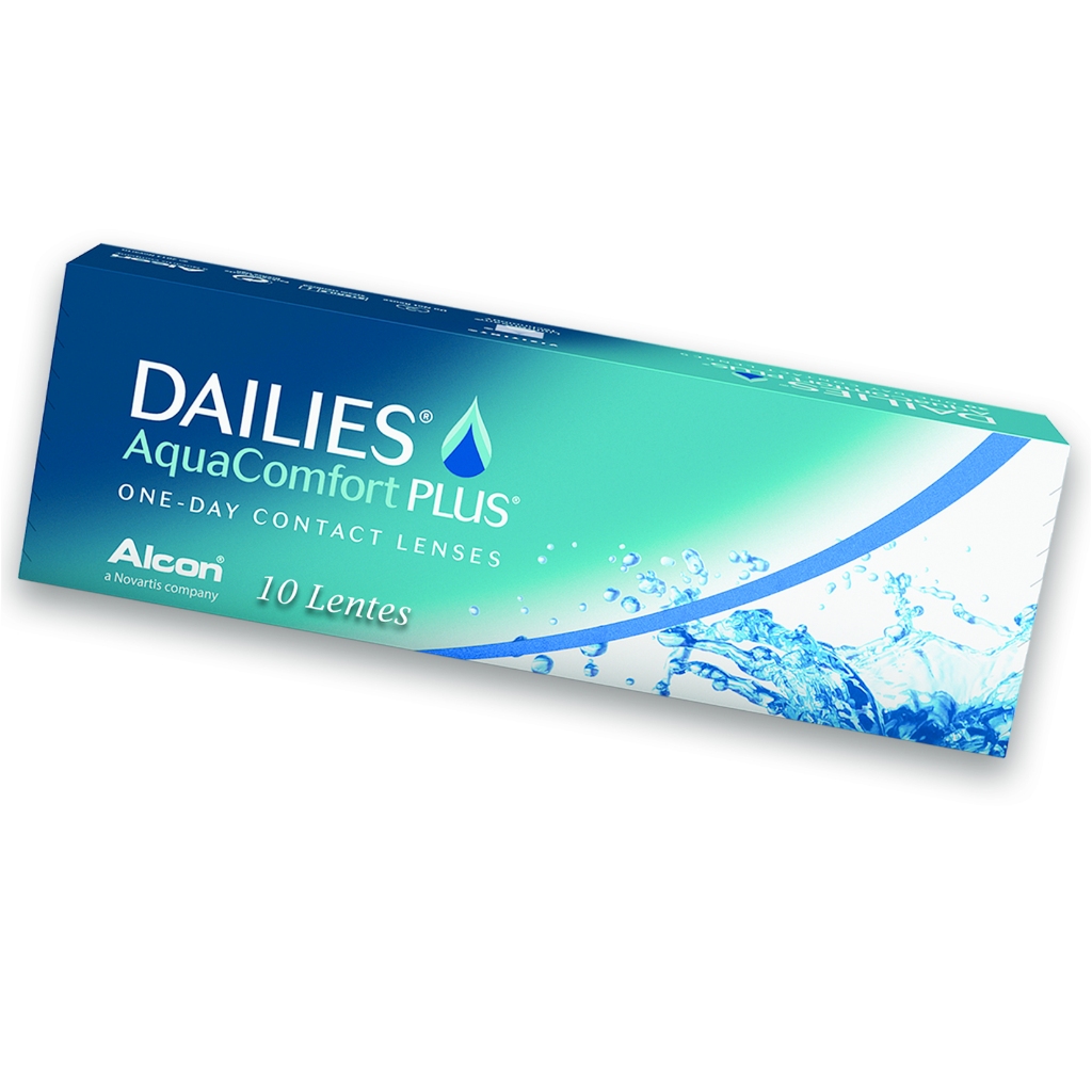 Lente De Contato Alcon 1 day  Dailies Aqua Comfort Caixa Com 10 Lentes