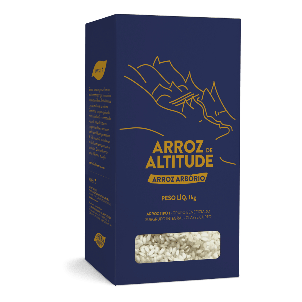 Arroz Arbório Para Risoto - Altitude - 1 Kg Riso Arboreo Italiano para Risottos