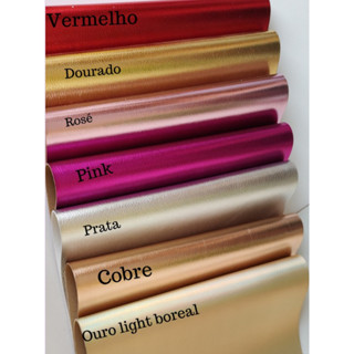 Lonita couro metalizado 24x39 - 1 unidade