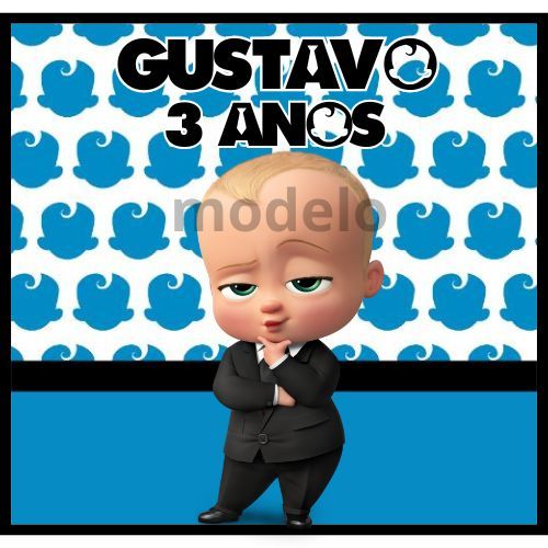 Adesivo Quadrado Personalizado  Poderoso Chefinho  - Tubetes / Latinhas/ aniversário  (APENAS ARTE E IMPRESSÃO)
