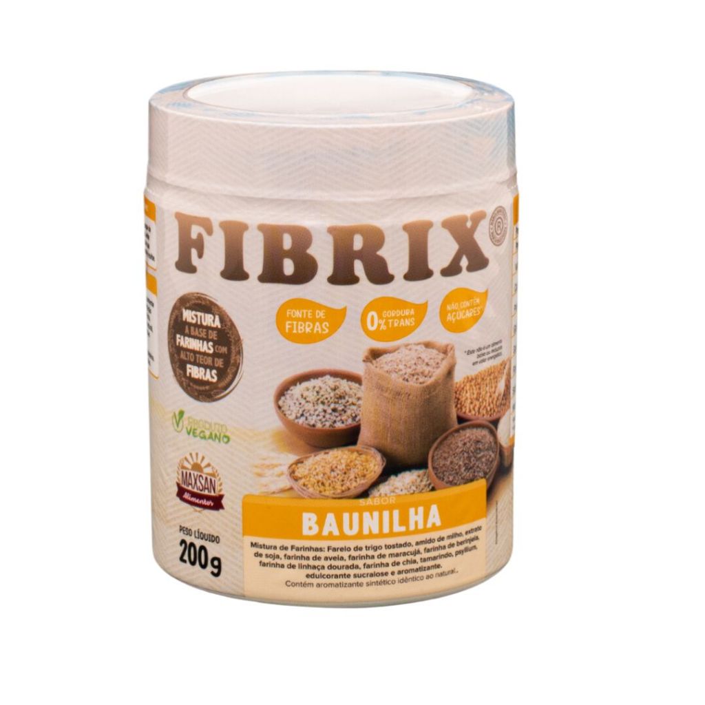 Fibrix Regulador Intestinal 200g - Sabor Baunilha