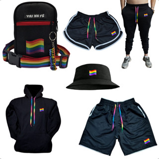 Produtos Lgbt Pochete/Shorts/Chapéu Bucket/Moletom Monte seu Kit Lançamento