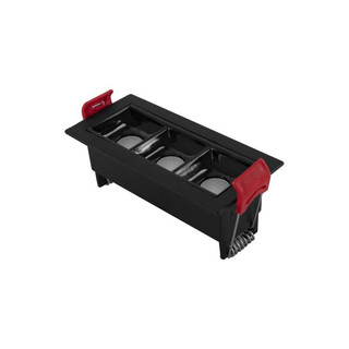 Spot 3W Preto Embutido Slim Spot Retangular Minimalista Led Downlight Linear Spot Linear Foco
