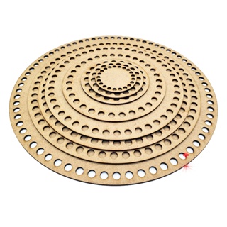 Base MDF CRU Crochê Cestos Fio de Malha Circular - 22cm a 35cm em Oferta na Shopee